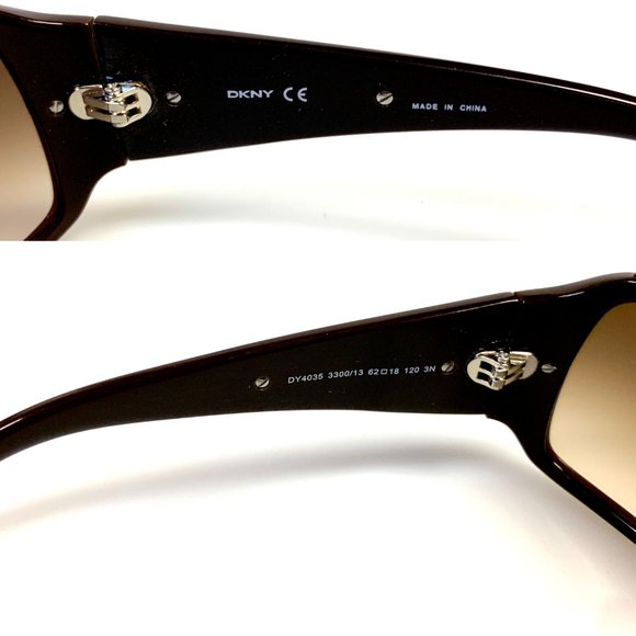 DKNY Donna Karan DY4035 Chocolate Sunglasses Glasses Brown Gradient Lens Unisex main image 8
